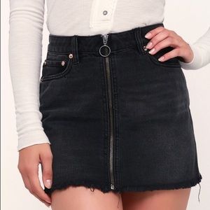 Black Ripped Pacsun Skirt